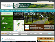 Tablet Screenshot of ontariogolf.com